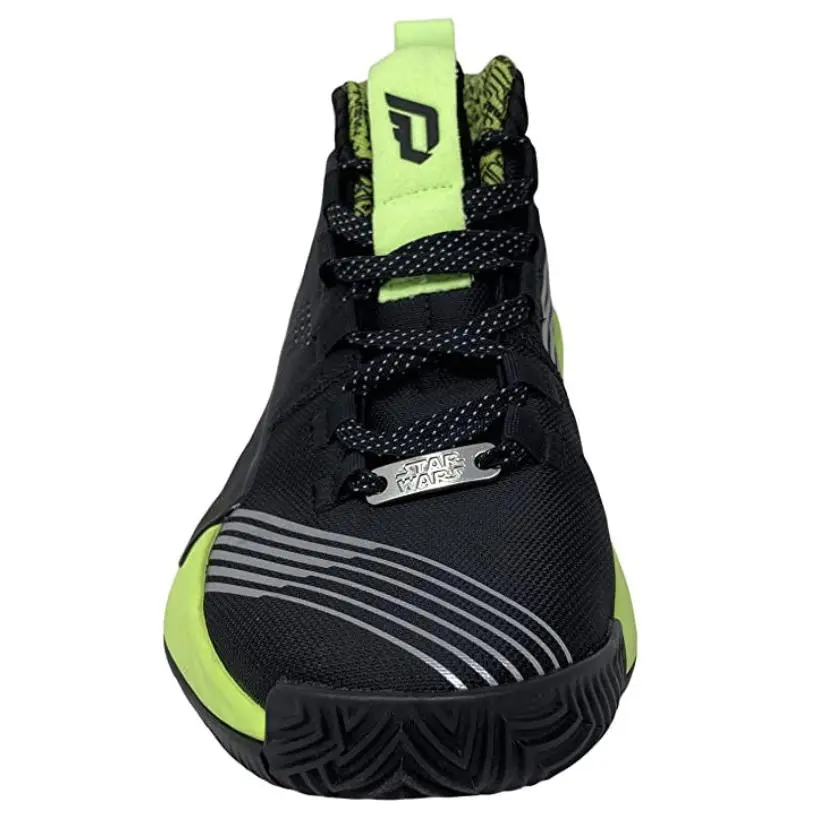 Adidas shoes - adidas Dame 5 Star Wars Lightsaber - EH2470 - Black, s: Black Neon Green Silver 3