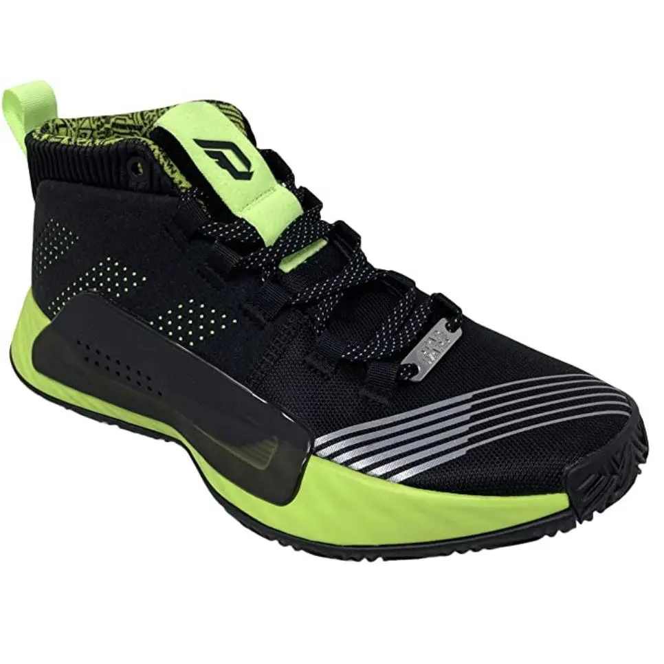 Adidas shoes - adidas Dame 5 Star Wars Lightsaber - EH2470 - Black, s: Black Neon Green Silver 4