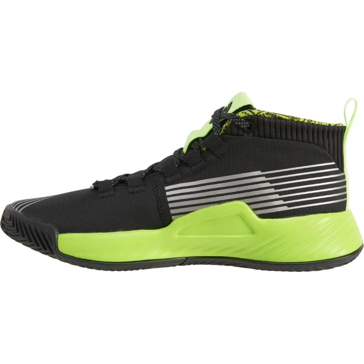 Adidas shoes - adidas Dame 5 Star Wars Lightsaber - EH2470 - Black, s: Black Neon Green Silver 6