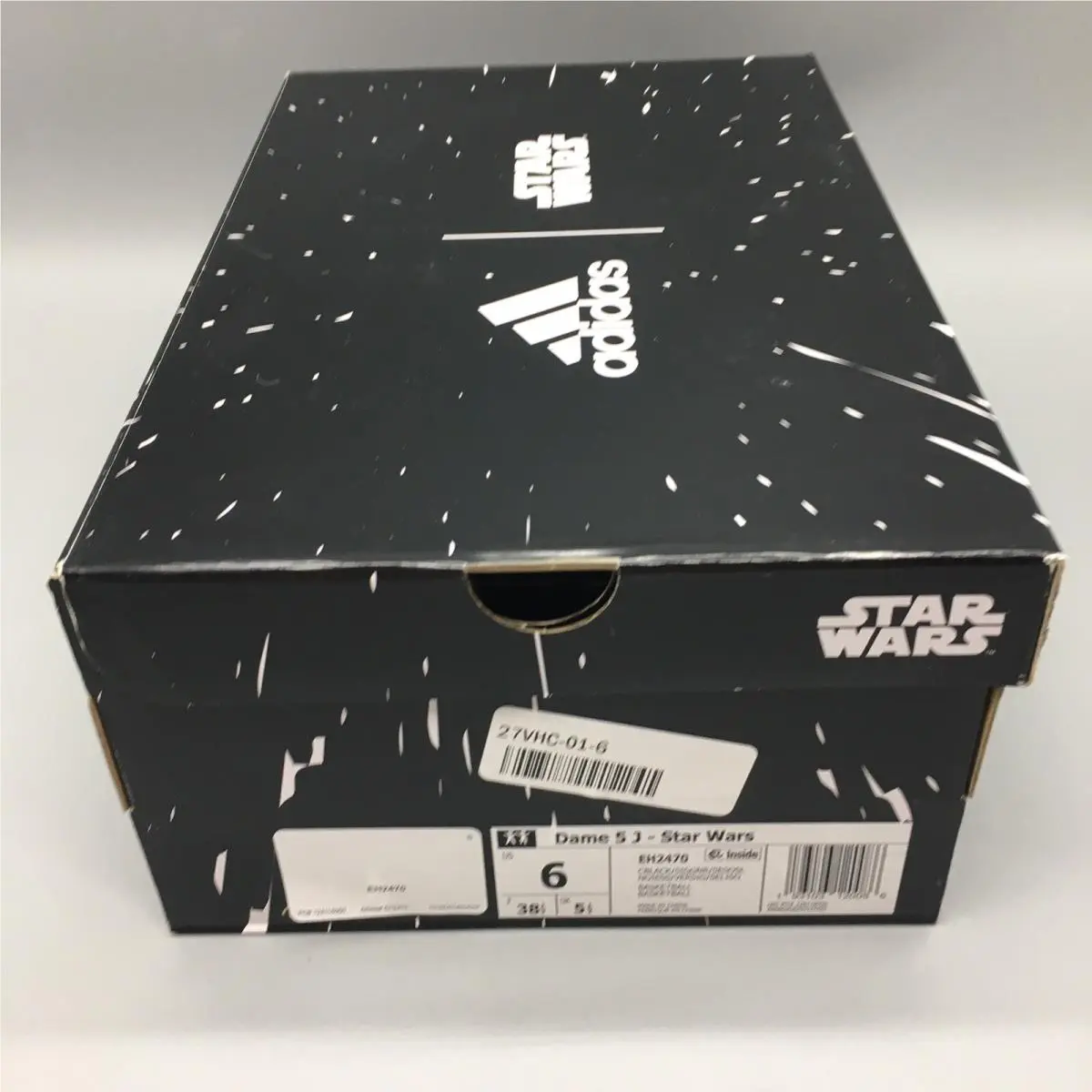 Adidas shoes - adidas Dame 5 Star Wars Lightsaber - EH2470 - Black, s: Black Neon Green Silver 9