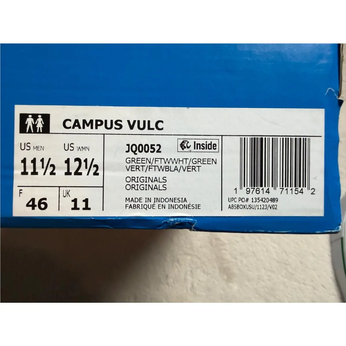 Adidas shoes - adidas Campus - Campus - JQ0052 - Green 1