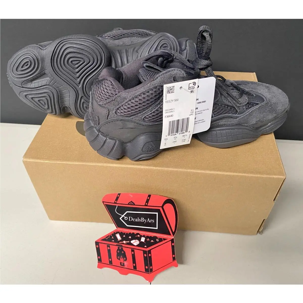Adidas shoes - adidas Yeezy 500 - Yeezy - F36640 - Black (UPC: 0191526370880) 1