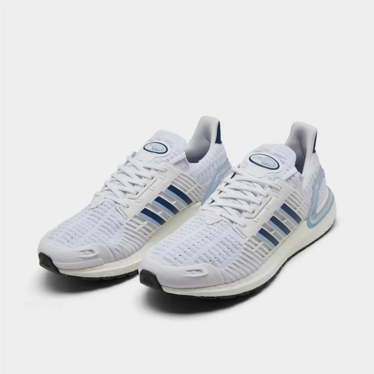 Adidas Ultraboost CC Clima Cool Dna Running Shoes White / Blue Sz 8 GY4957