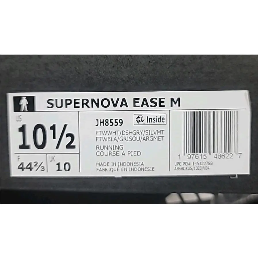 Adidas shoes - adidas Supernova - Supernova - JH8559 - White Gray/Silver 8