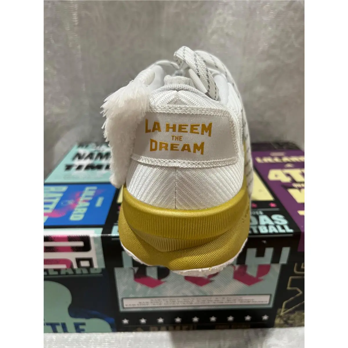 Adidas shoes - White/Silver/Gold (UPC: 194828735500) 5