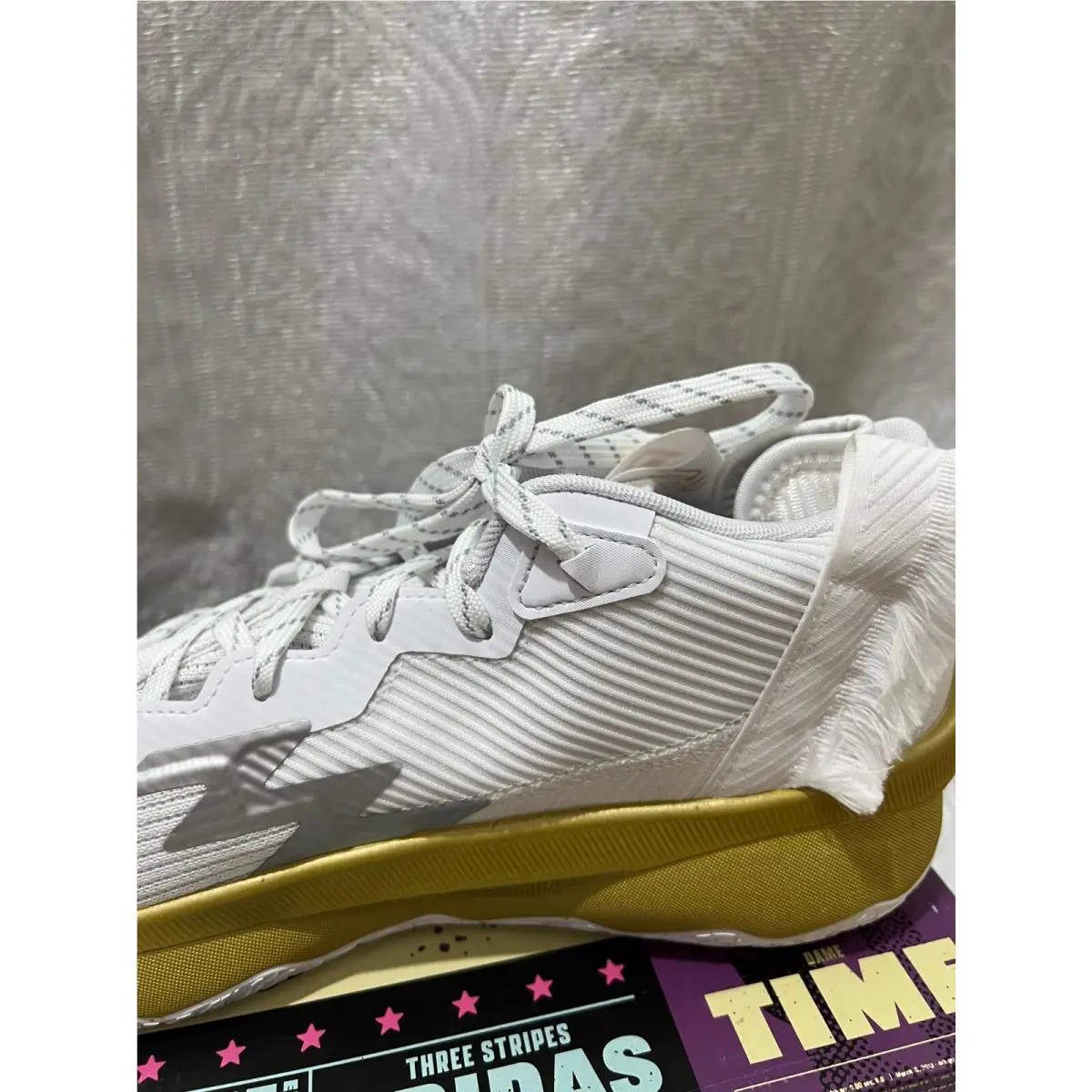 Adidas shoes - White/Silver/Gold (UPC: 194828735500) 4