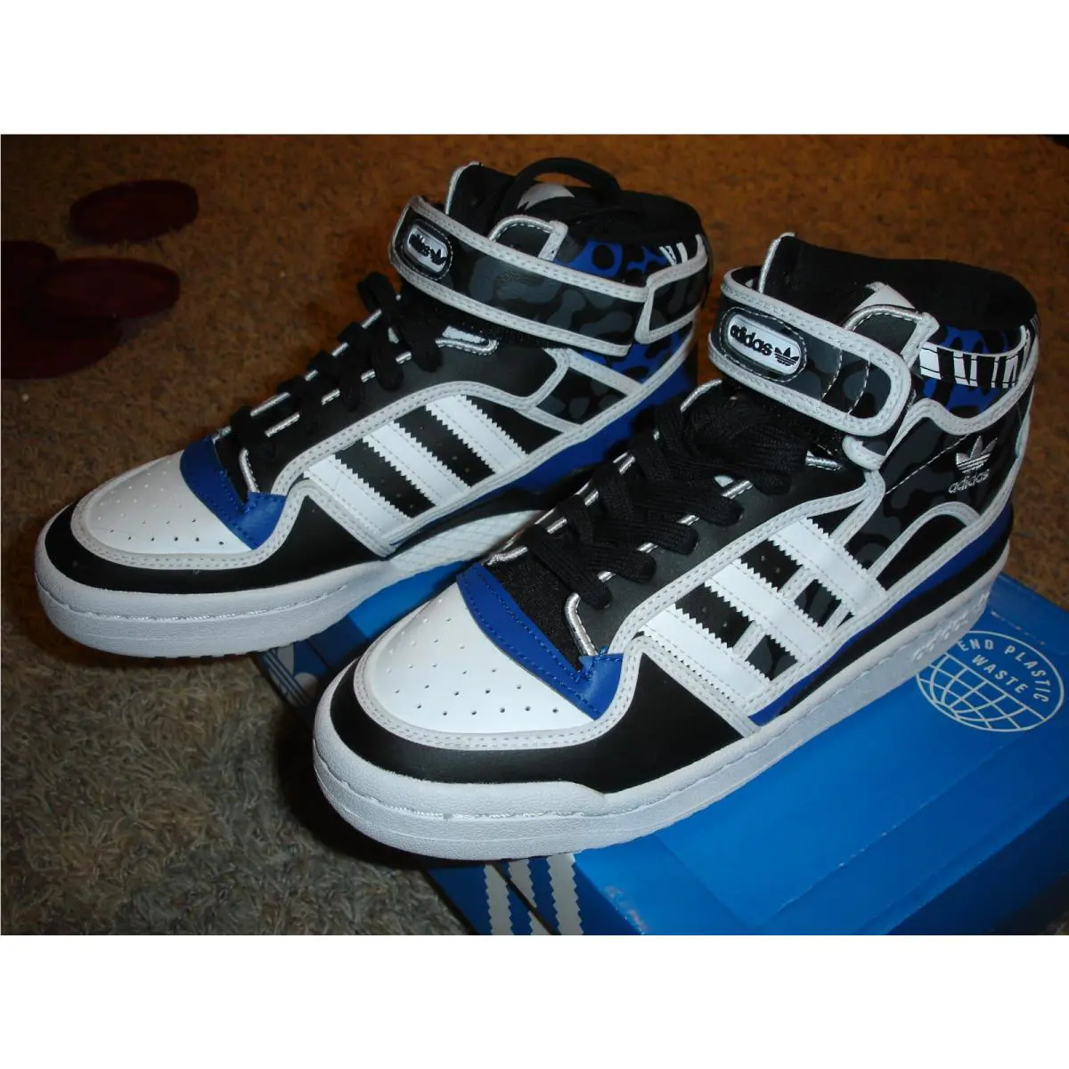 Adidas shoes - adidas Forum Mid - Forum Mid - GV8053 - Blue 2