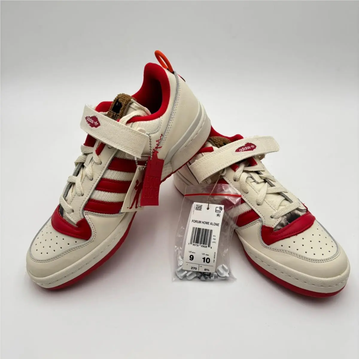 Adidas Forum Low “home Alone” Red/white Sneakers GZ4378 • Mens Usa Size 11.5