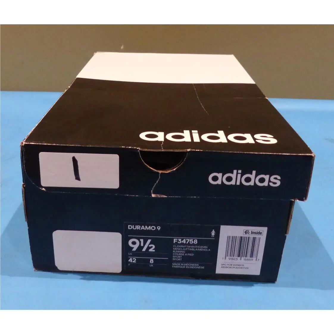 Adidas shoes - DURAMO 9 - DURAMO - F34758 - MINT/ WHITE (UPC: 191523158597) 0