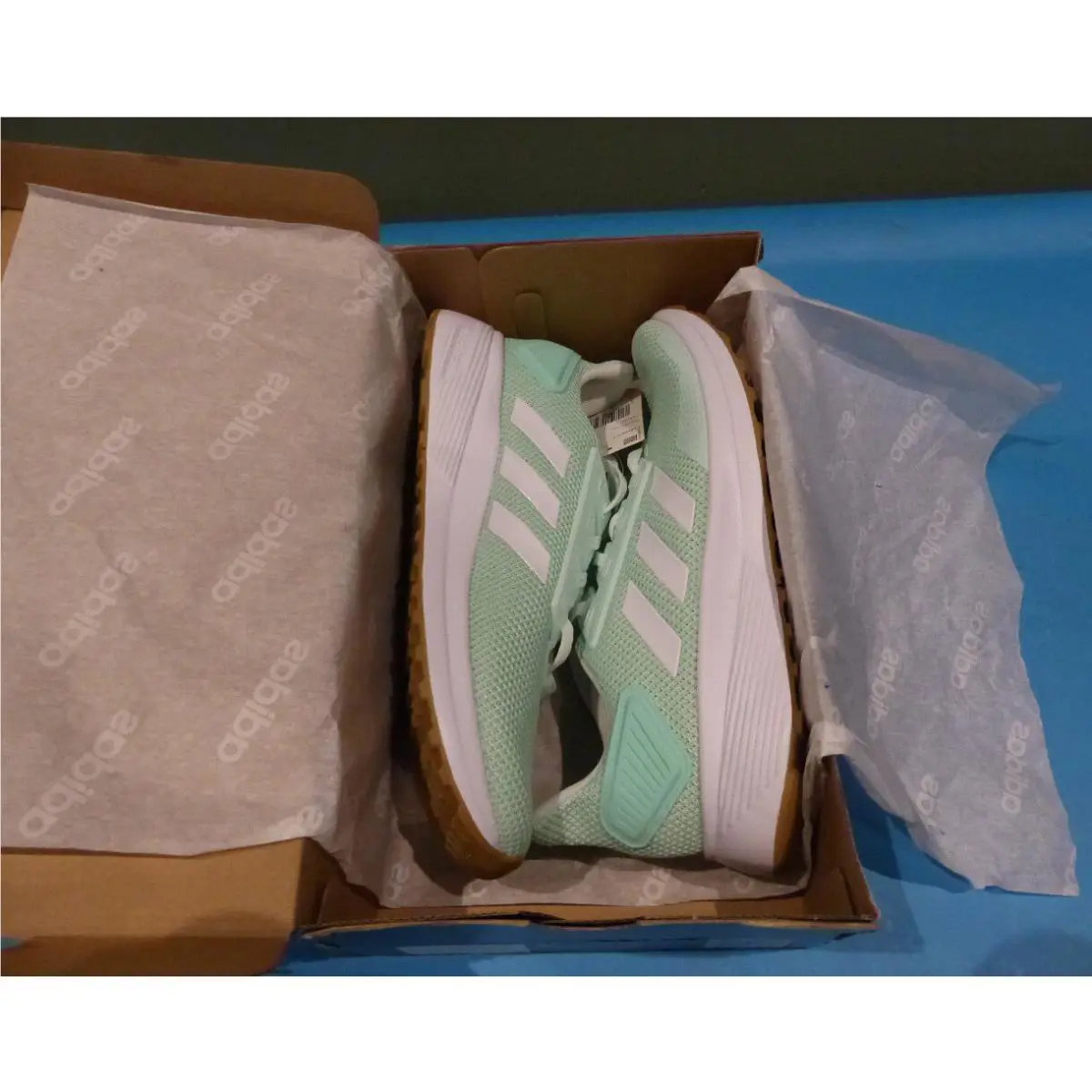 Adidas shoes - DURAMO 9 - DURAMO - F34758 - MINT/ WHITE (UPC: 191523158597) 1