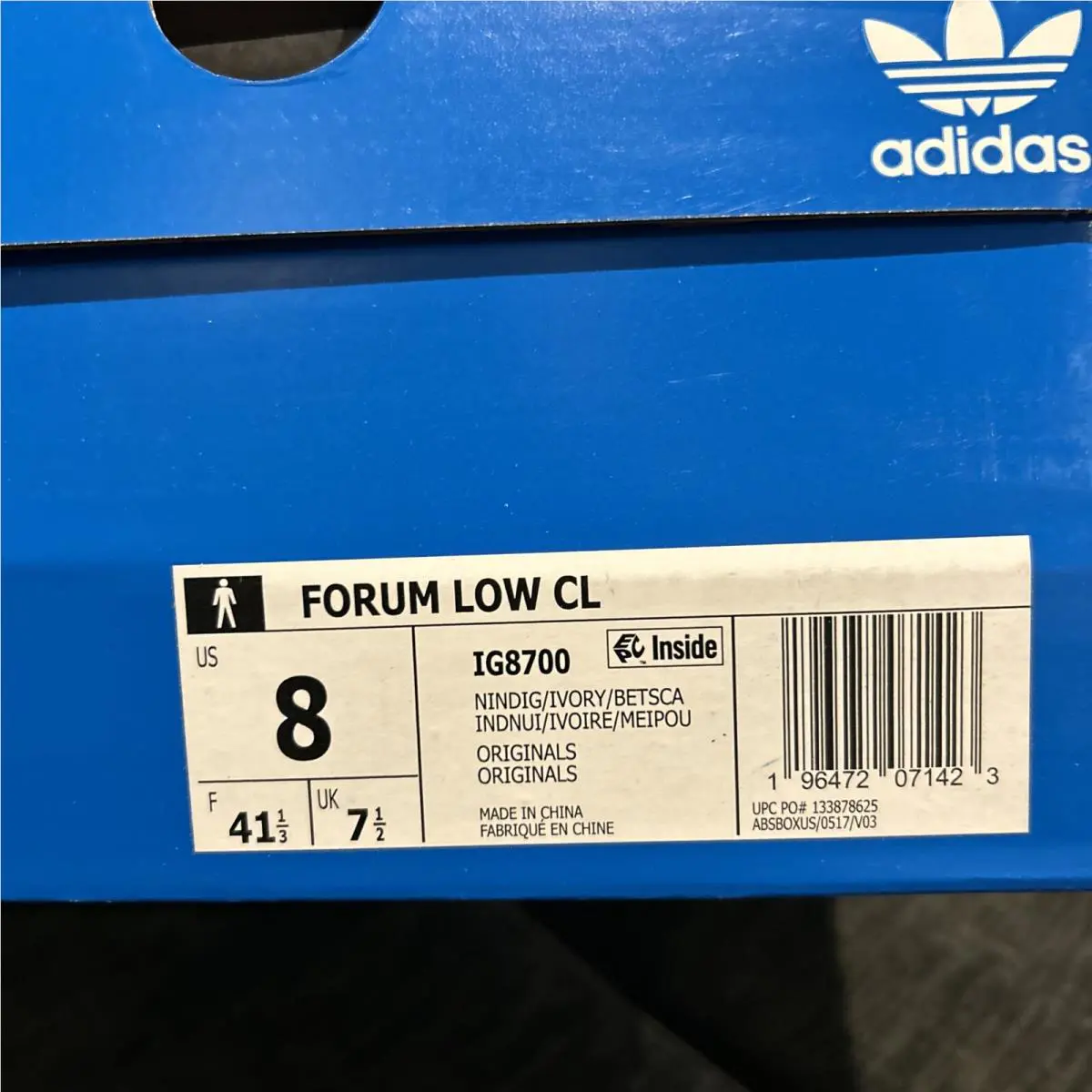 Adidas shoes - adidas Forum Low - Forum Low - IG8700 - Blue (UPC: 0196472071423) 4