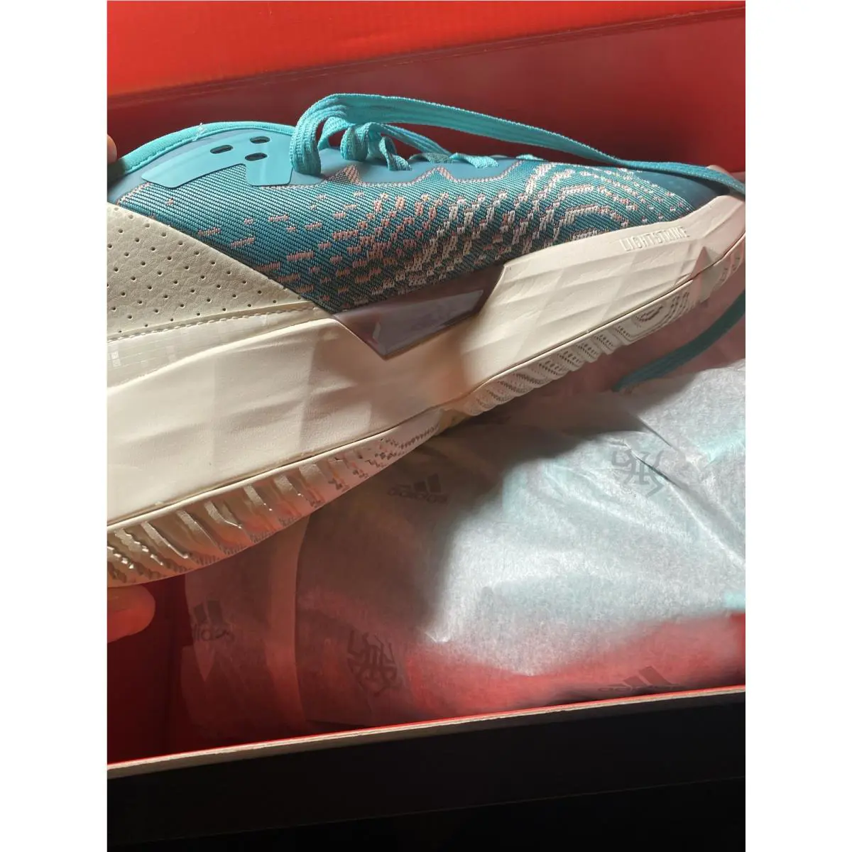 Adidas shoes - adidas D.O.N. Issue - Issue - LRI16 - PANTON TAUMET WHITE (UPC: 195748472315) 3
