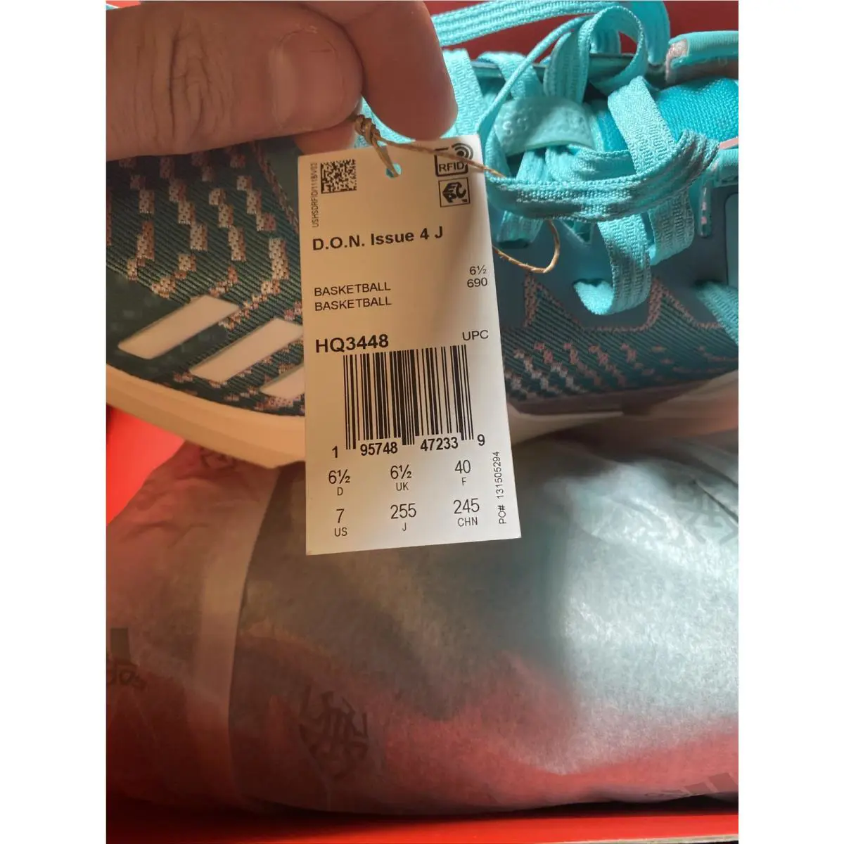Adidas shoes - adidas D.O.N. Issue - Issue - LRI16 - PANTON TAUMET WHITE (UPC: 195748472315) 5