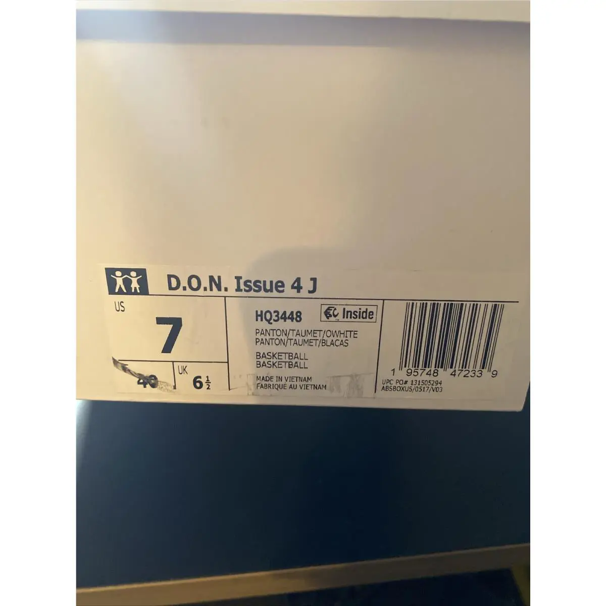 Adidas shoes - adidas D.O.N. Issue - Issue - LRI16 - PANTON TAUMET WHITE (UPC: 195748472315) 6