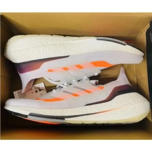 Adidas Ultraboost 21 in Dash Grey/screaming Orange FY0375 Men`s Size 13