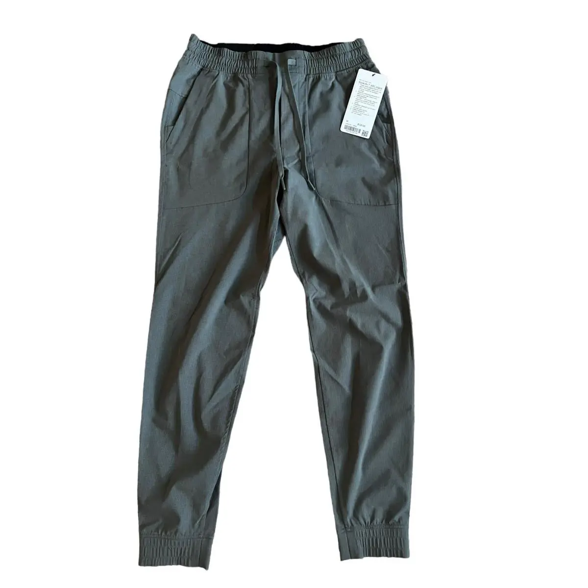 Lululemon Men s Large Abc Jogger Wovenair Grey Sage Army Green Inseam 30