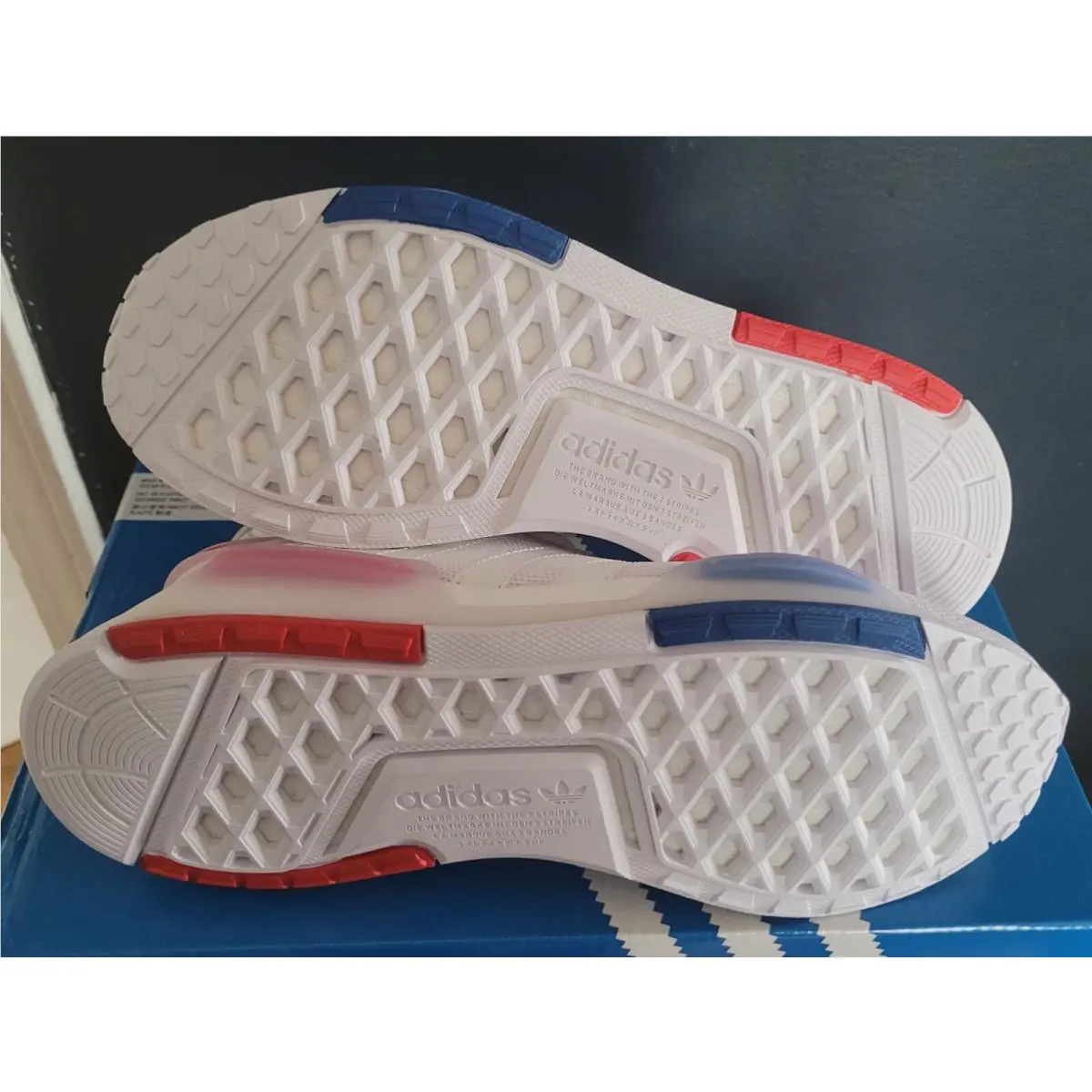 Adidas shoes - adidas NMD V3 - NMD - White Red Blue (UPC: 195735469779) 3