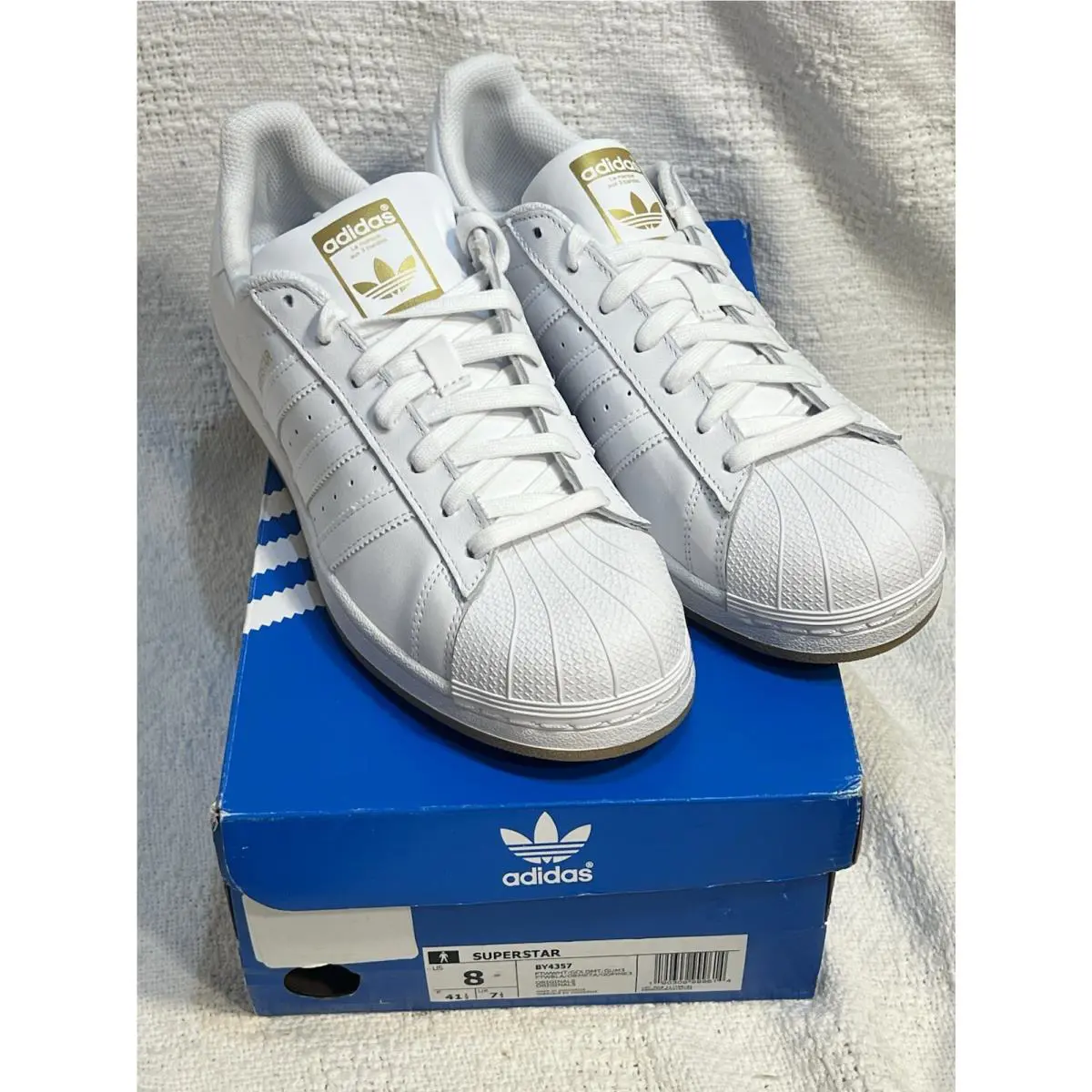 Adidas shoes - adidas Superstar - Superstar - BY4357 - White/Gold Metallic (UPC: 0190309999614) 4