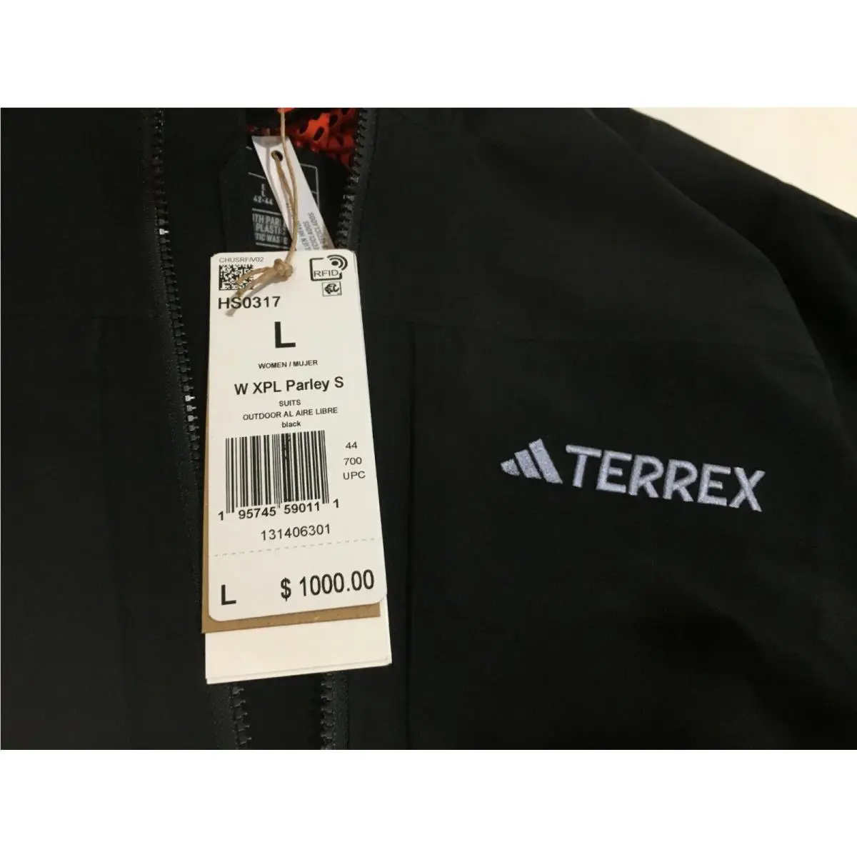 Adidas clothing - Xploric Gore-Tex Rain Suit - Xploric Rain Suit - HS0317 - Black (UPC: 0195745590111) 13