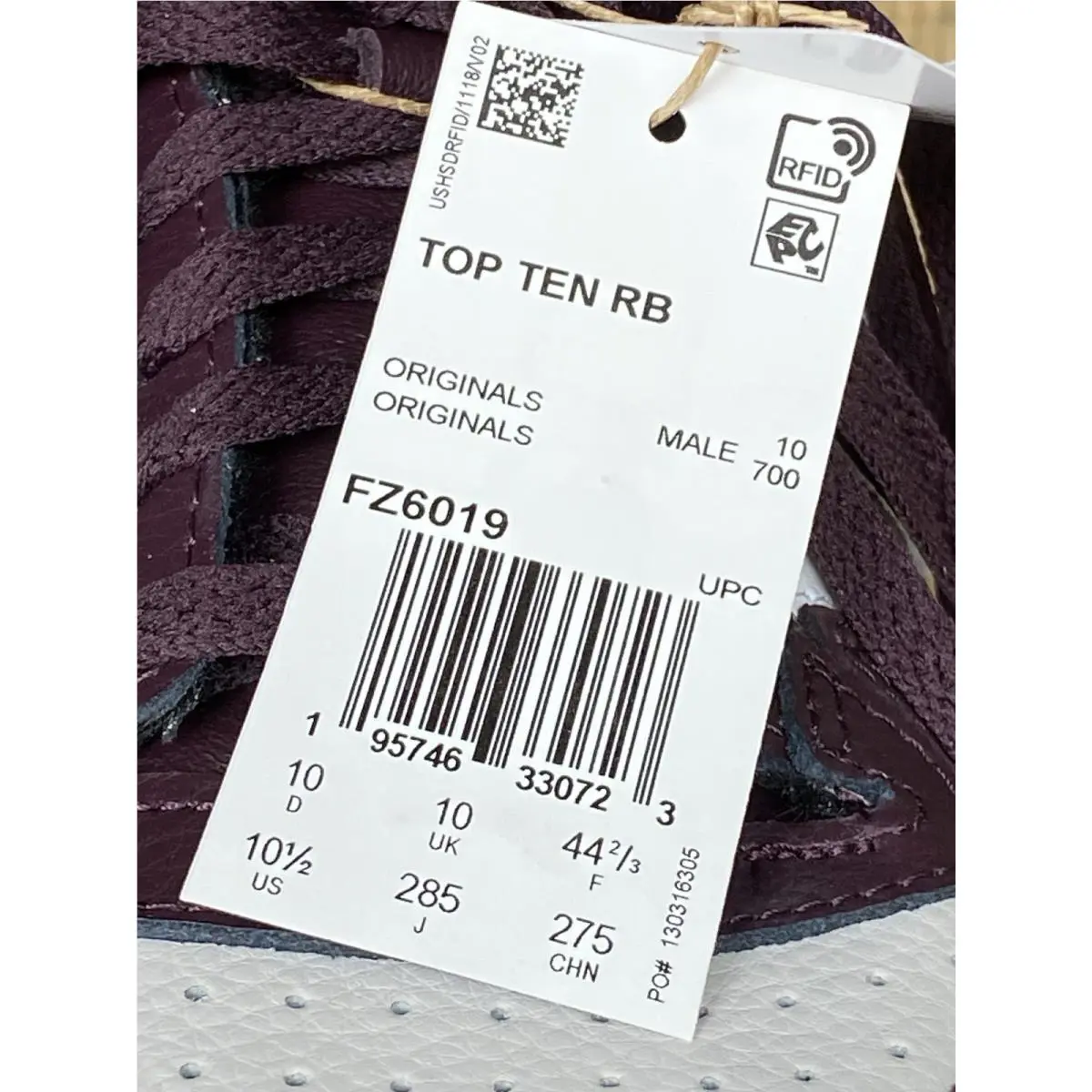 Adidas shoes - adidas Top Ten - Top Ten - FZ6019 - maroon 7