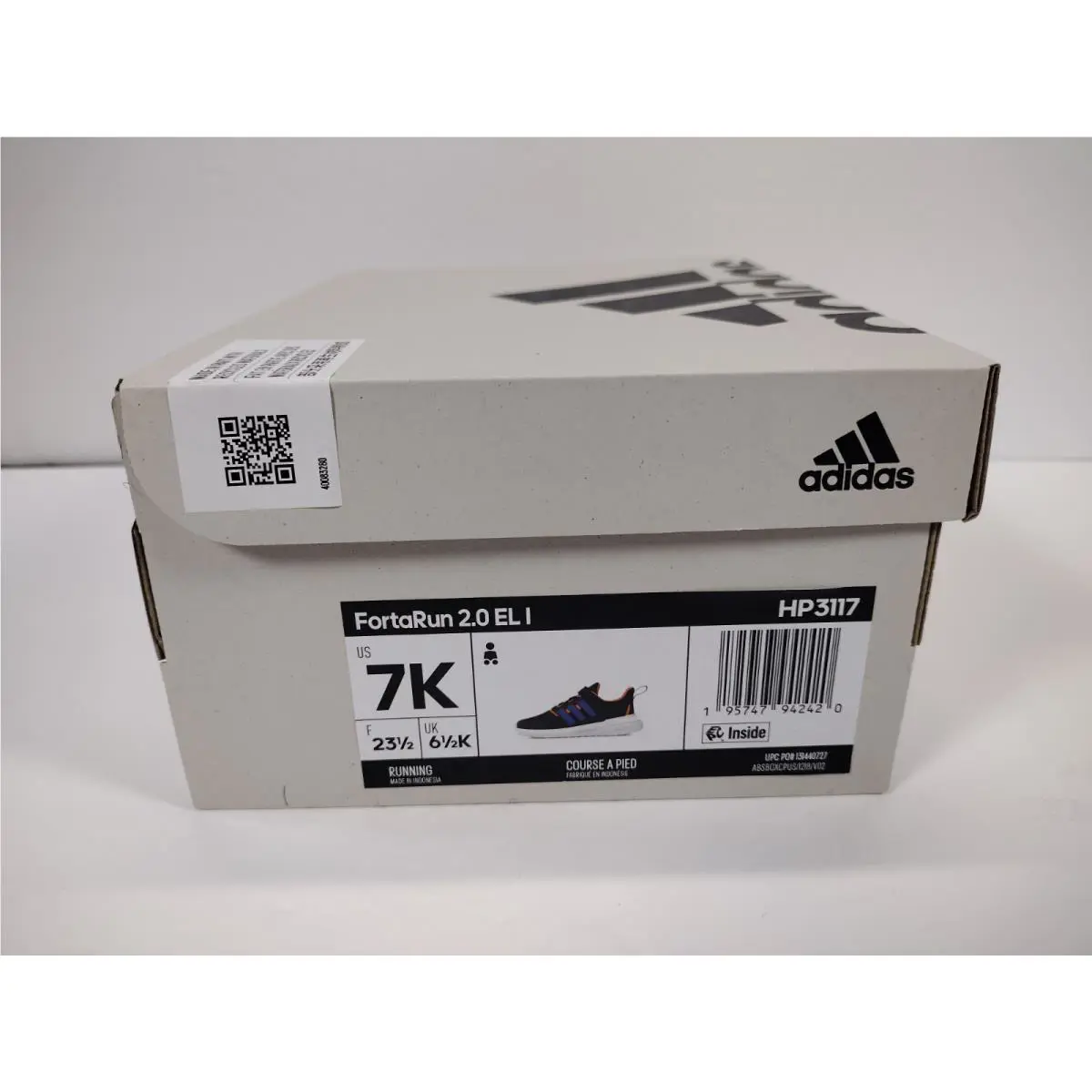 Adidas shoes - FortaRun 2.0 EL I - FortaRun - HP 3117 - Blue/Orange 8