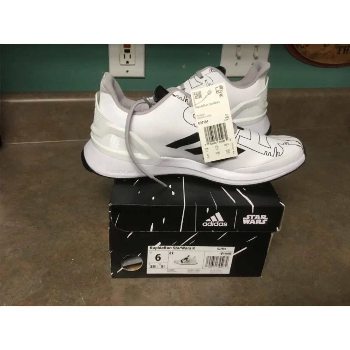 Adidas Rapidarun Star Wars G27554 Shoes Kids` Size 6