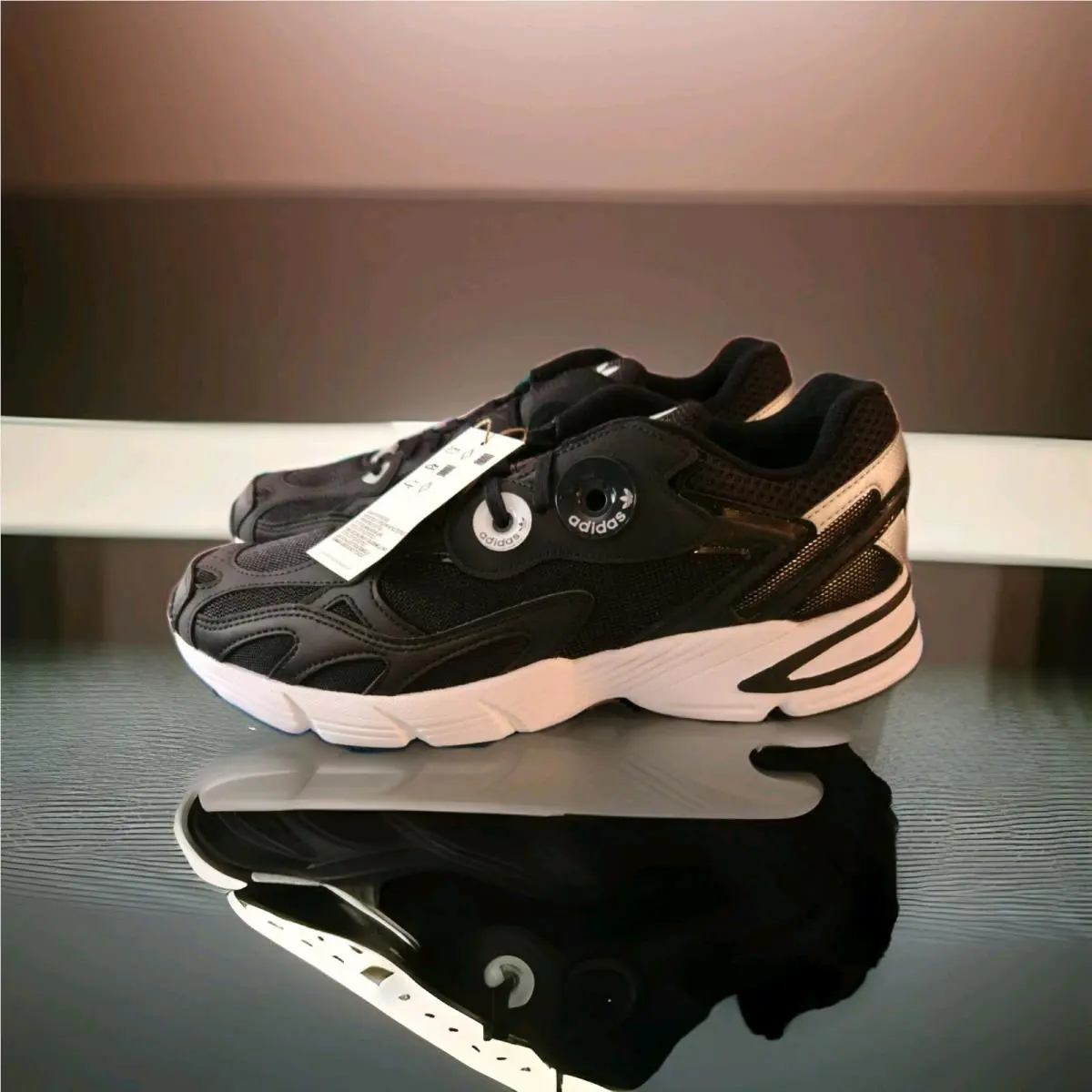 Adidas Astir GY5260 Women`s Black/ White Sneaker Shoes Size US 11 Woman`s
