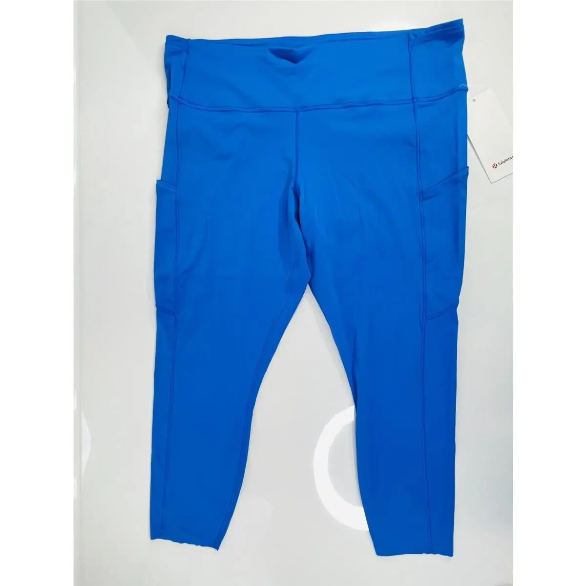 Women s Lululemon Fast Free High-rise Blue Leggings Size 18