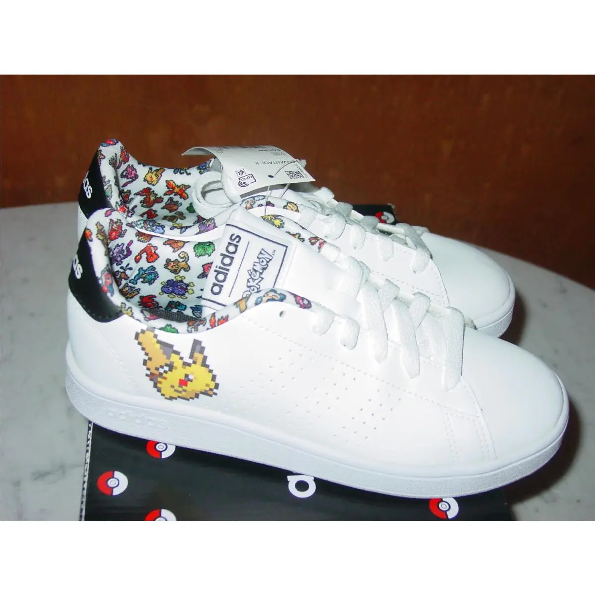 Adidas shoes - Pokemon Advantage K EG1999 - Pokemon Advantage - White (UPC: 193093736748) 1