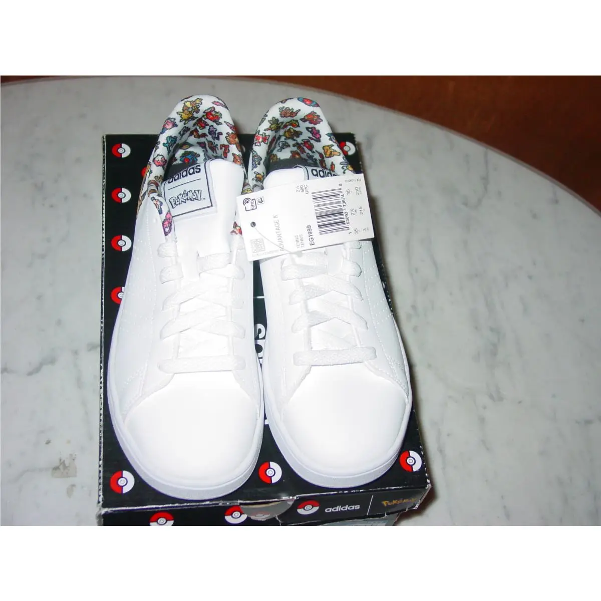 Adidas shoes - Pokemon Advantage K EG1999 - Pokemon Advantage - White (UPC: 193093736748) 4
