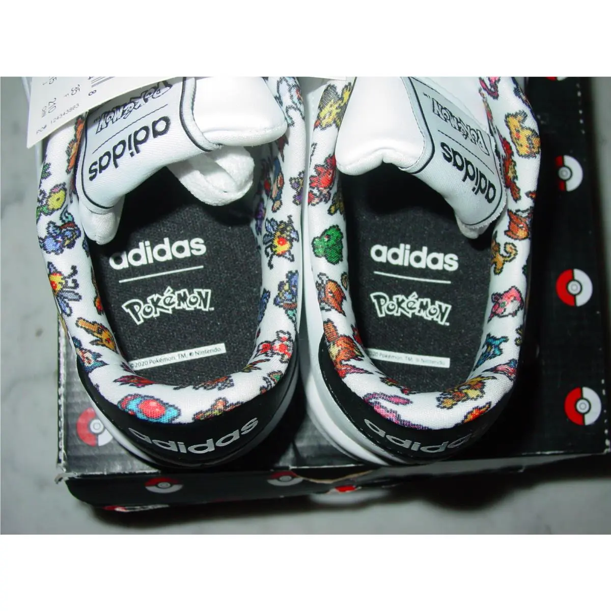 Adidas shoes - Pokemon Advantage K EG1999 - Pokemon Advantage - White (UPC: 193093736748) 6