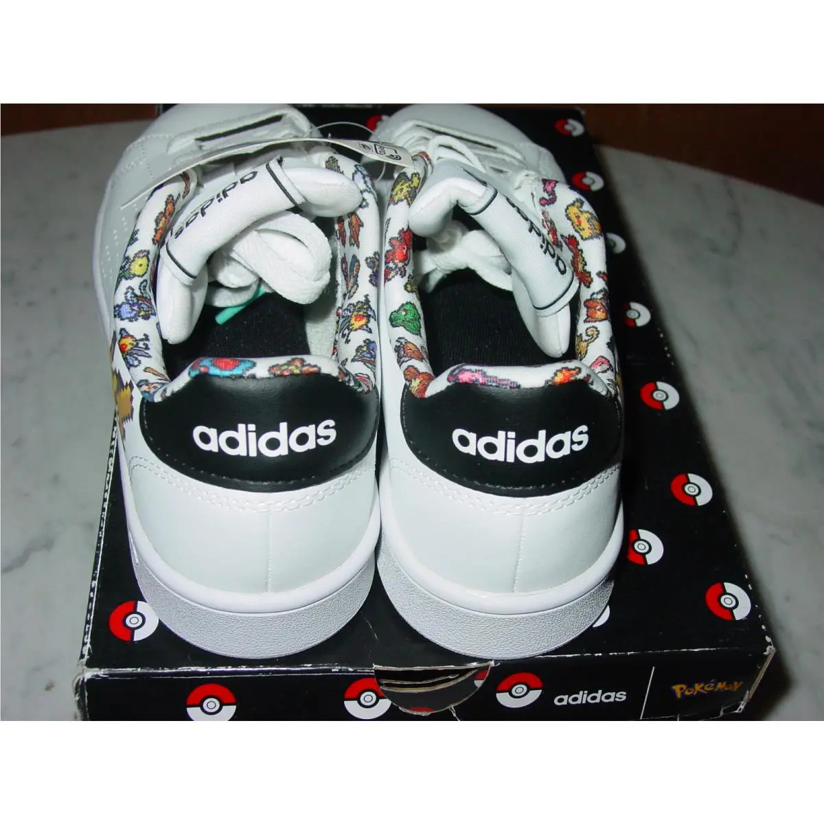 Adidas shoes - Pokemon Advantage K EG1999 - Pokemon Advantage - White (UPC: 193093736748) 7
