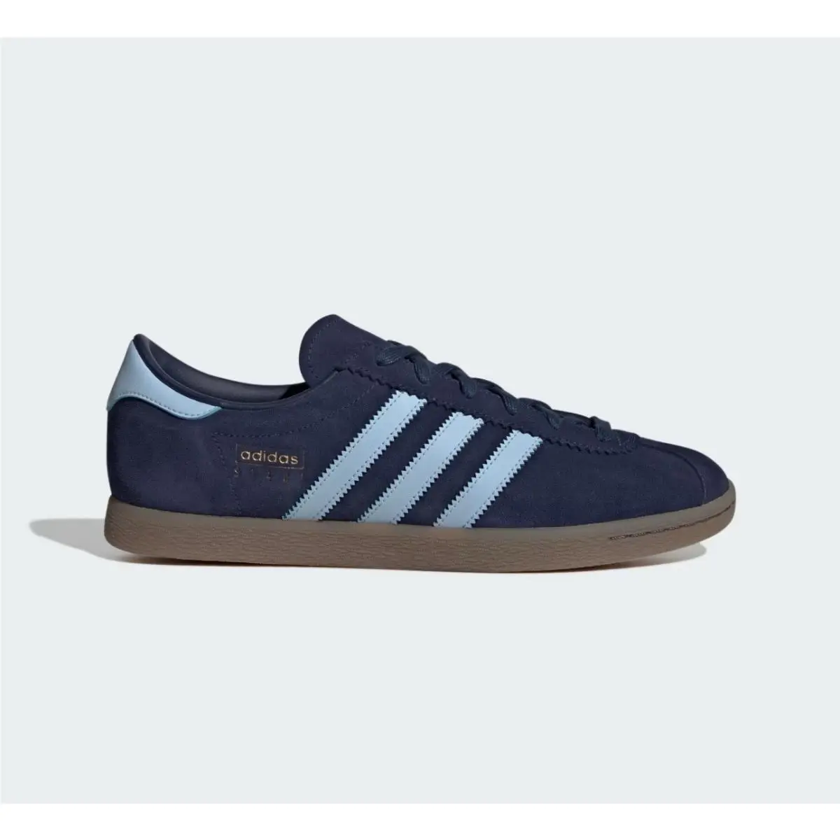 Adidas Stadt Shoes 3 Strip Low Night Indigo / Clear Sky / Gum Blue