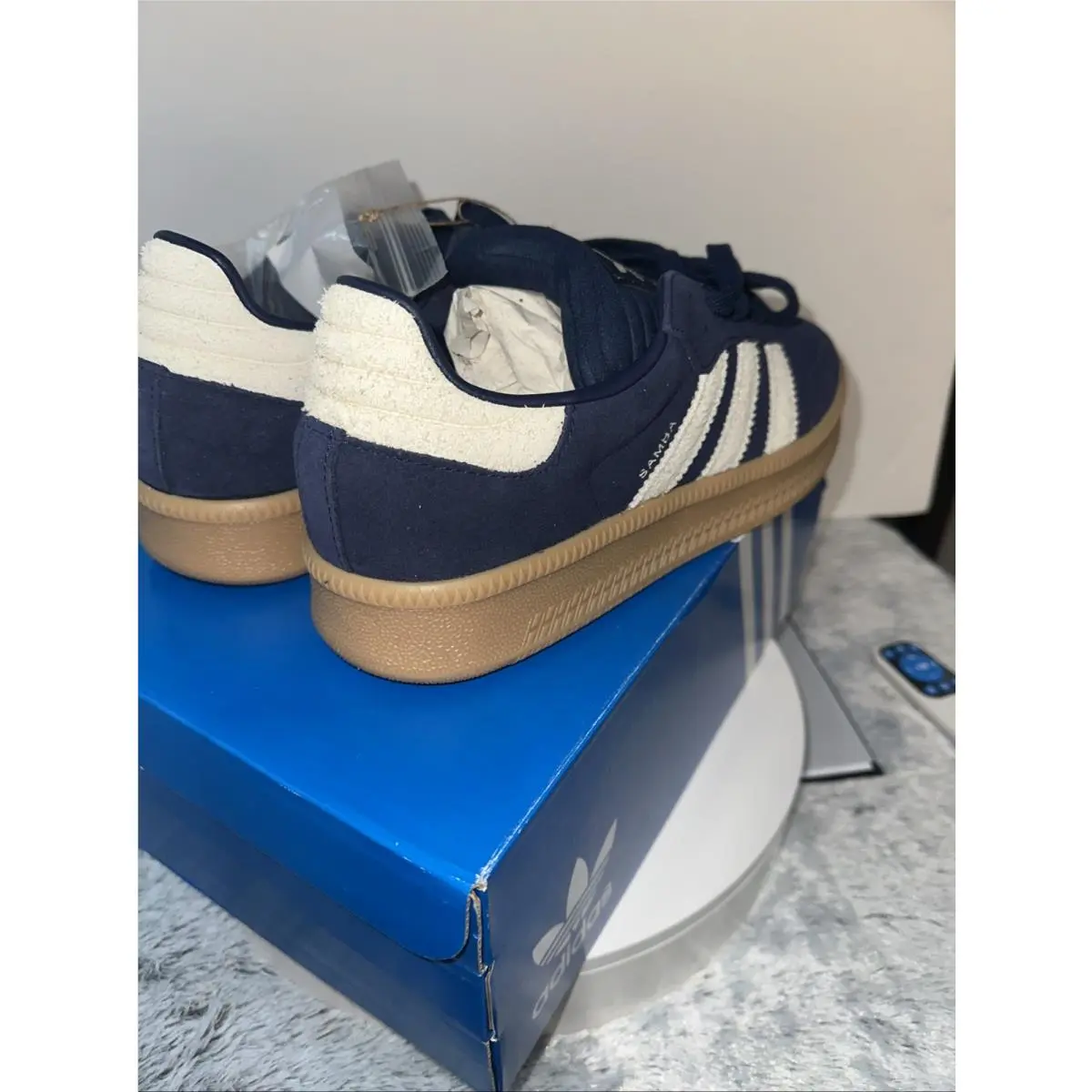 Adidas shoes - adidas Samba - Samba - NIGHTS - Night Indigo/Gum/Warm Vanilla (UPC: 197613510429) 13