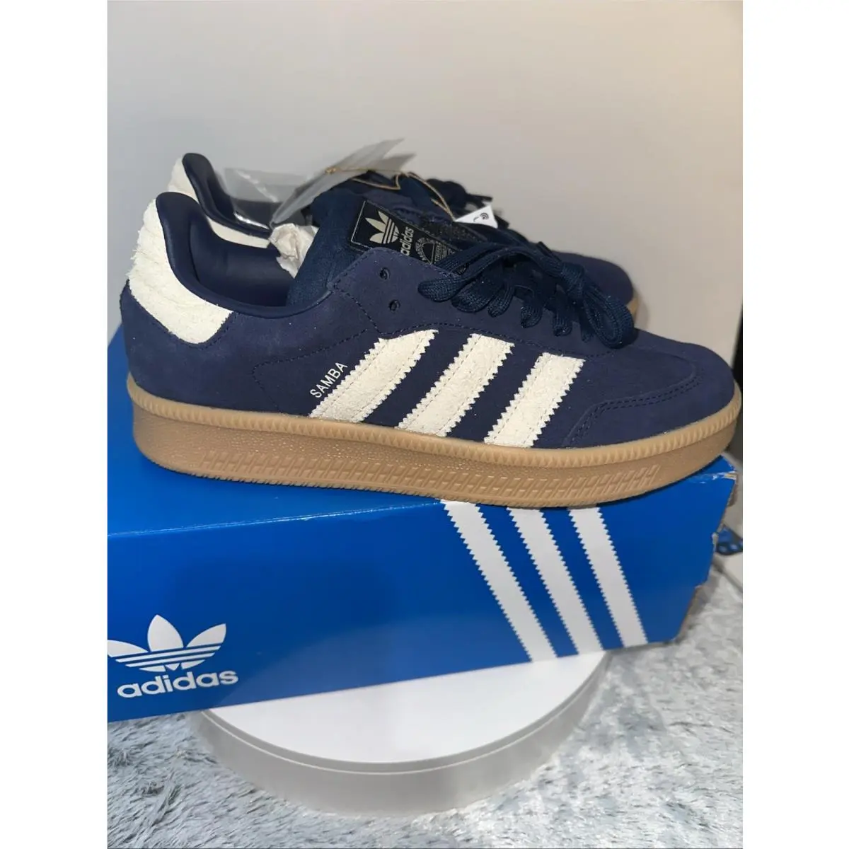 Adidas shoes - adidas Samba - Samba - NIGHTS - Night Indigo/Gum/Warm Vanilla (UPC: 197613510429) 15