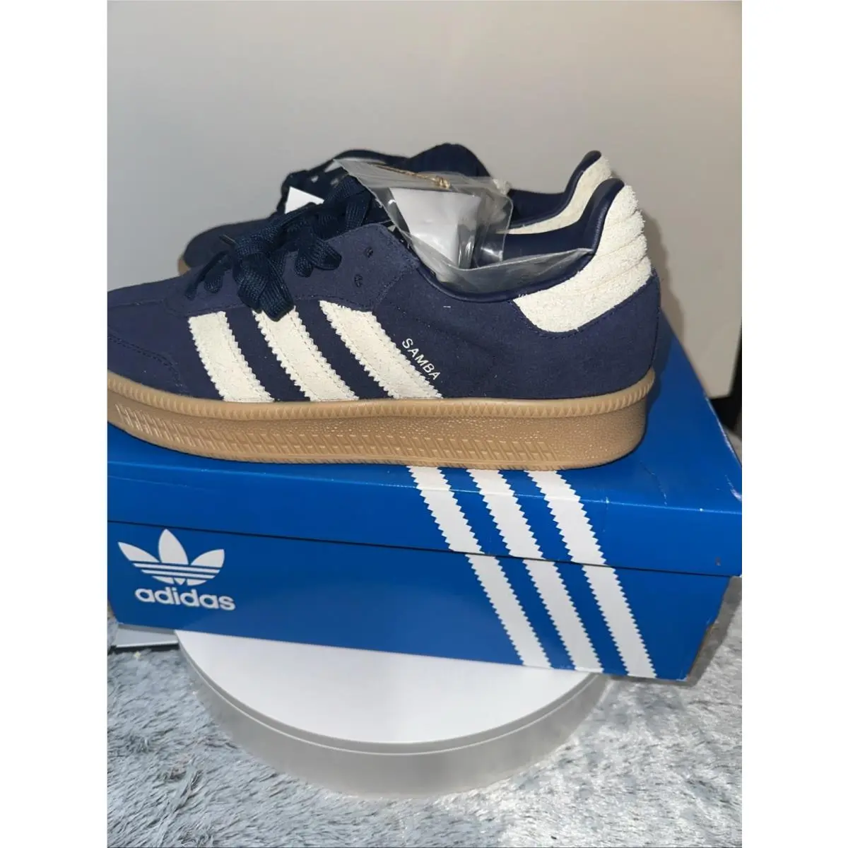 Adidas shoes - adidas Samba - Samba - NIGHTS - Night Indigo/Gum/Warm Vanilla (UPC: 197613510429) 7