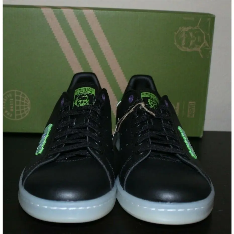 Adidas shoes - Adidas Stan Smith Marvel Hulk - FZ2708 - Black 0