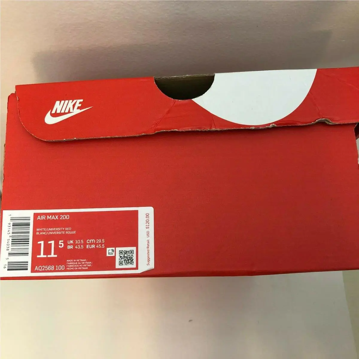 Nike shoes - Nike Air Max 200 - Air Max - AQ2568-100 - Red 10