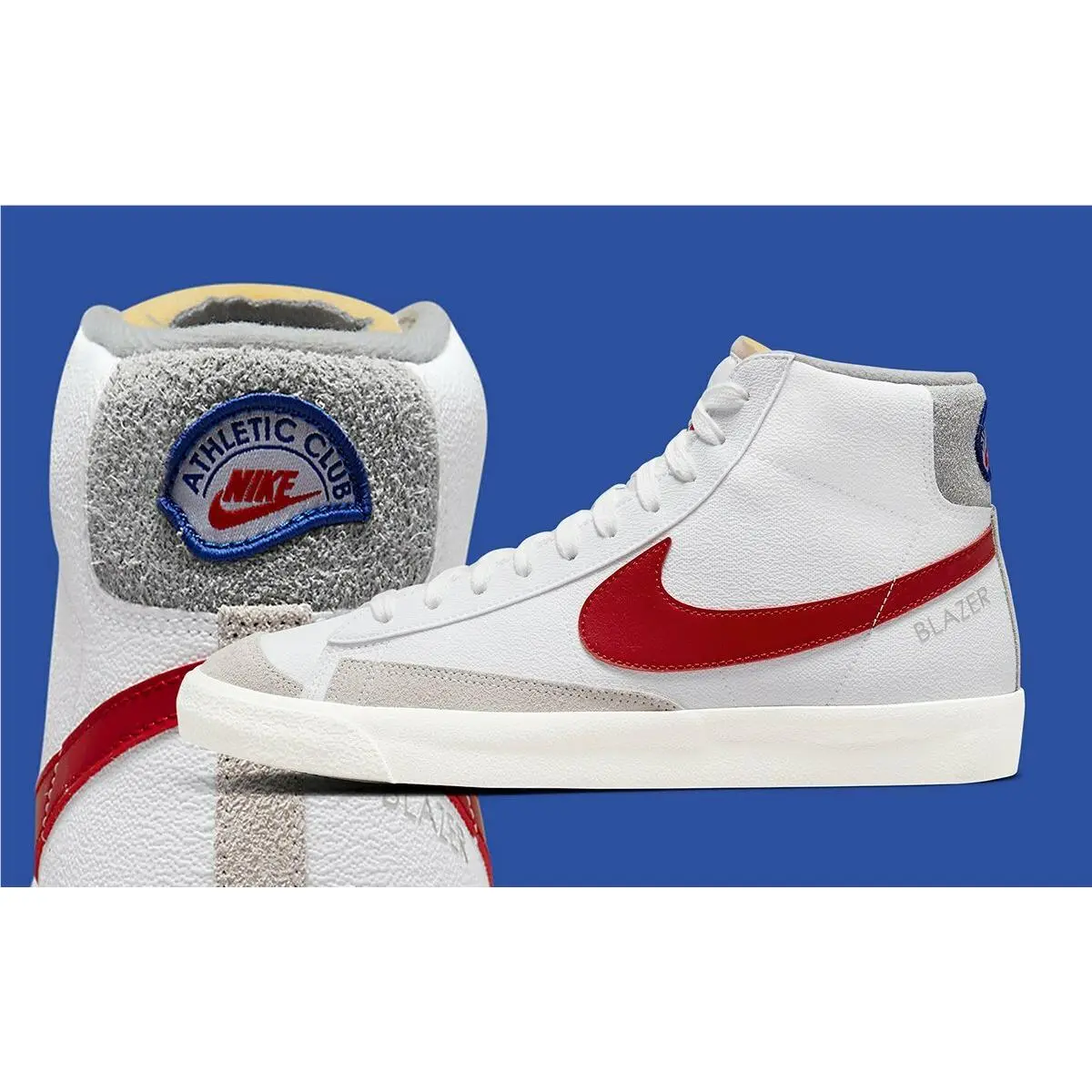 Nike shoes - Nike Blazer 77 - Blazer - DH7694-100 - WHITE/LIGHT SMOKE GREY/PHANTOM/GYM RED 0