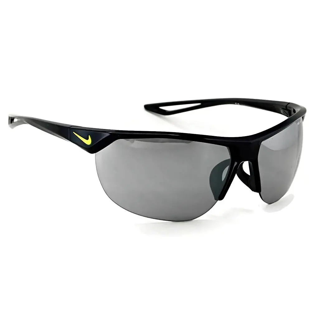 Cross Trainer Sunglasses EV0937 001 Black / Gray Silver Flash Lens by Nike