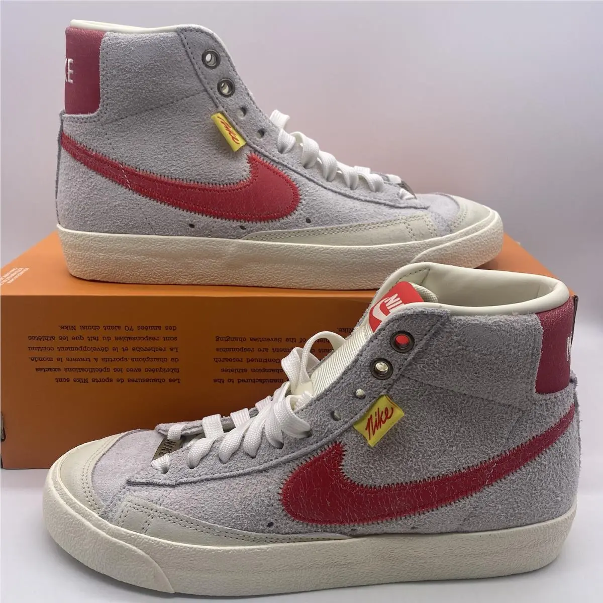 Nike Blazer Mid `77 GS Premium Shoes Sail Coconut DO7226-100 Sz 6.5Y Wmns Sz 8