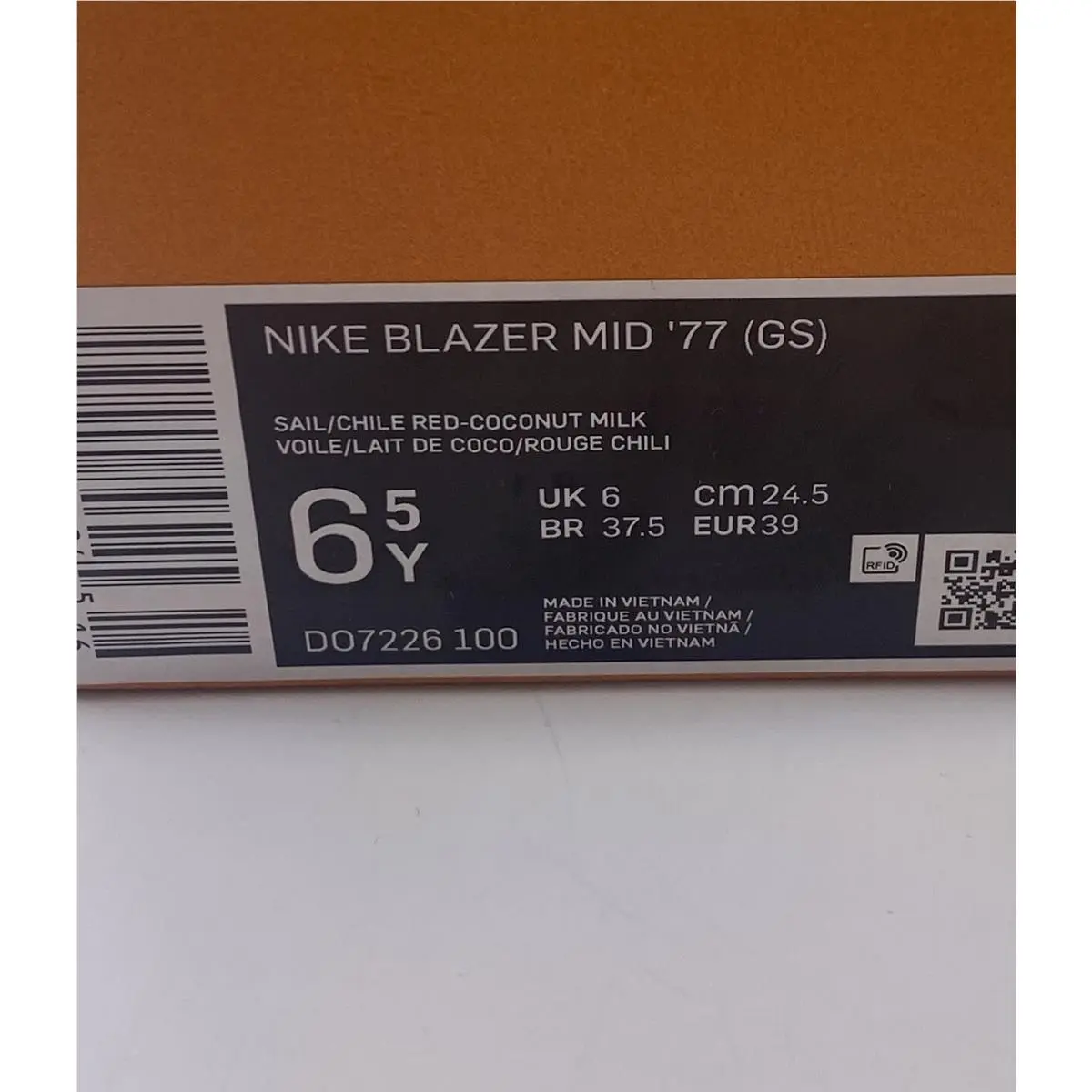 Nike shoes - Nike Blazer 77 - Blazer - DO7226-100 - Sail (UPC: 195244846238) 8