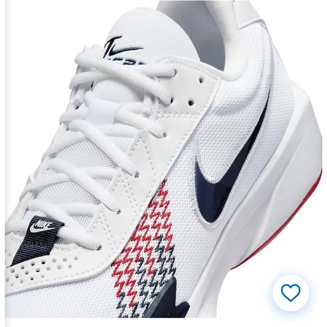 Nike shoes - Nike Air Zoom GT - Air Zoom - HM9424 100 - White/Obsidian Sport Red 3