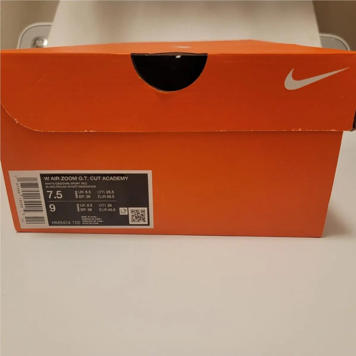 Nike shoes - Nike Air Zoom GT - Air Zoom - HM9424 100 - White/Obsidian Sport Red 0
