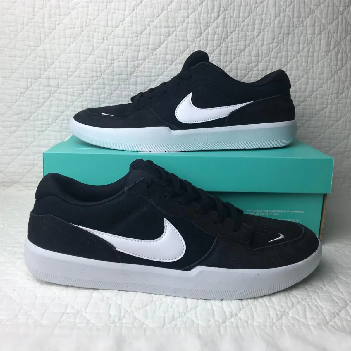SB Force 58 Skateboarding Shoes Men’s SZ 11.5 Black White CZ2959-001 by Nike