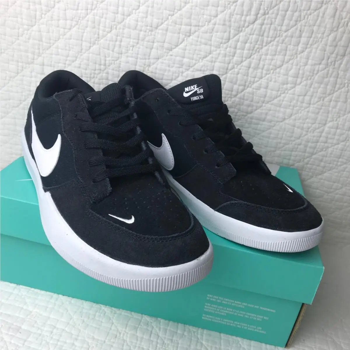 Nike shoes - Nike SB Force 58 - Force - CZ2959-001 - black/ white 8