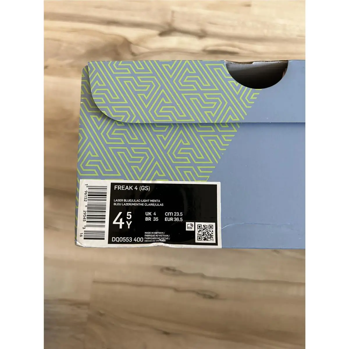 Nike shoes - Nike Freak 4 - Freak - Blue/Lilac​/Light Menta (UPC: 0196152295453) 8