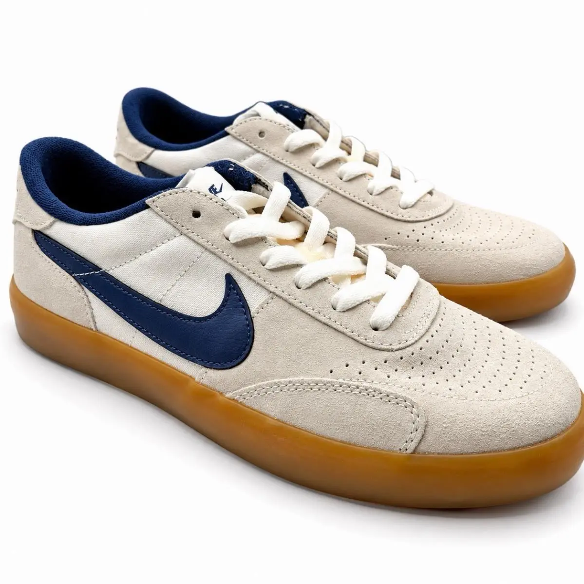 Nike Heritage Vulc SB Summit White Navy Sneakers CD5010-102 Mens Size 9.5 - Multicolor