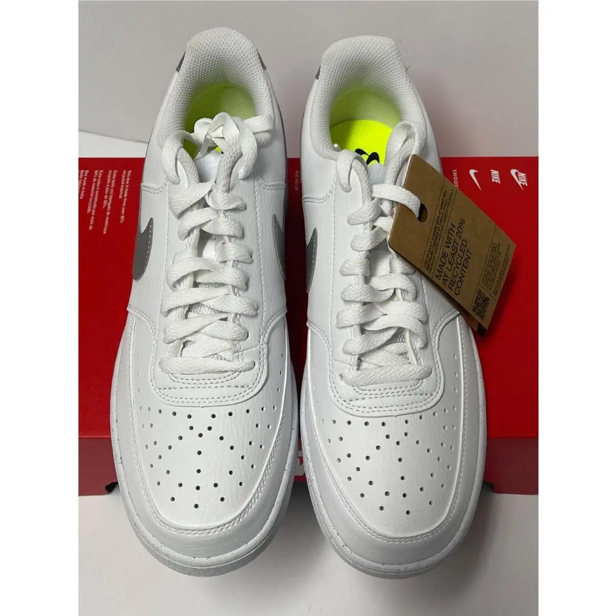 Nike shoes - Nike Court Vision - Court Vision - DH3158-108 - WHITE METALLIC SILVER (UPC: 196969285609) 2