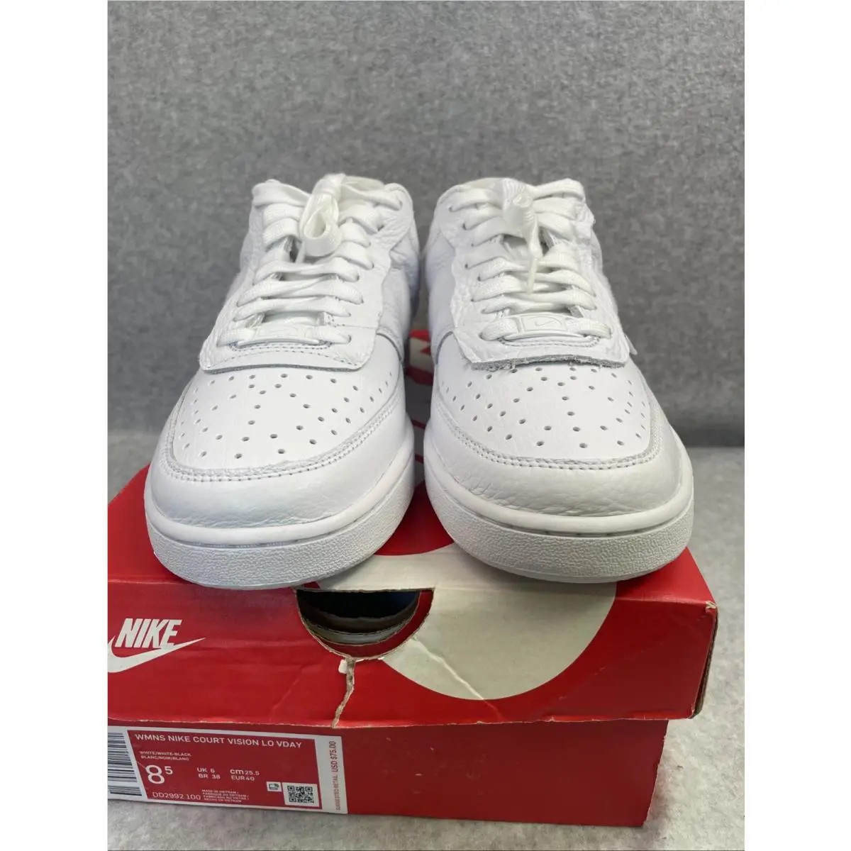 Nike shoes - Nike Court Vision - Court Vision - DH3158-108 - WHITE METALLIC SILVER (UPC: 196969285609) 1